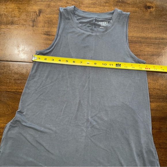 Time and Tru Sleeveless Shift A-line Gray Dress with Pockets Womens Size XS - Picture 7 of 9